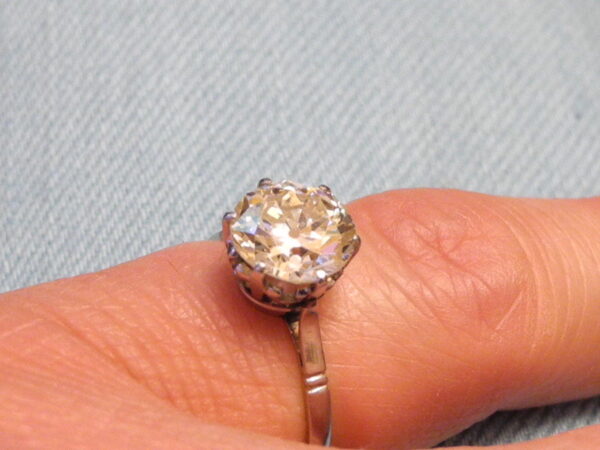 Diamantring Altschliff Solitär